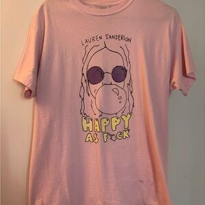 Lauren Sanderson ‘Happy as F***’ Graphic Tee